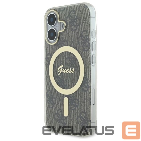 Citas preces Guess IML 4G MagSafe Case for iPhone 16 - Brown