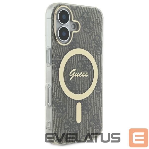 Citas preces Guess IML 4G MagSafe Case for iPhone 16 - Brown