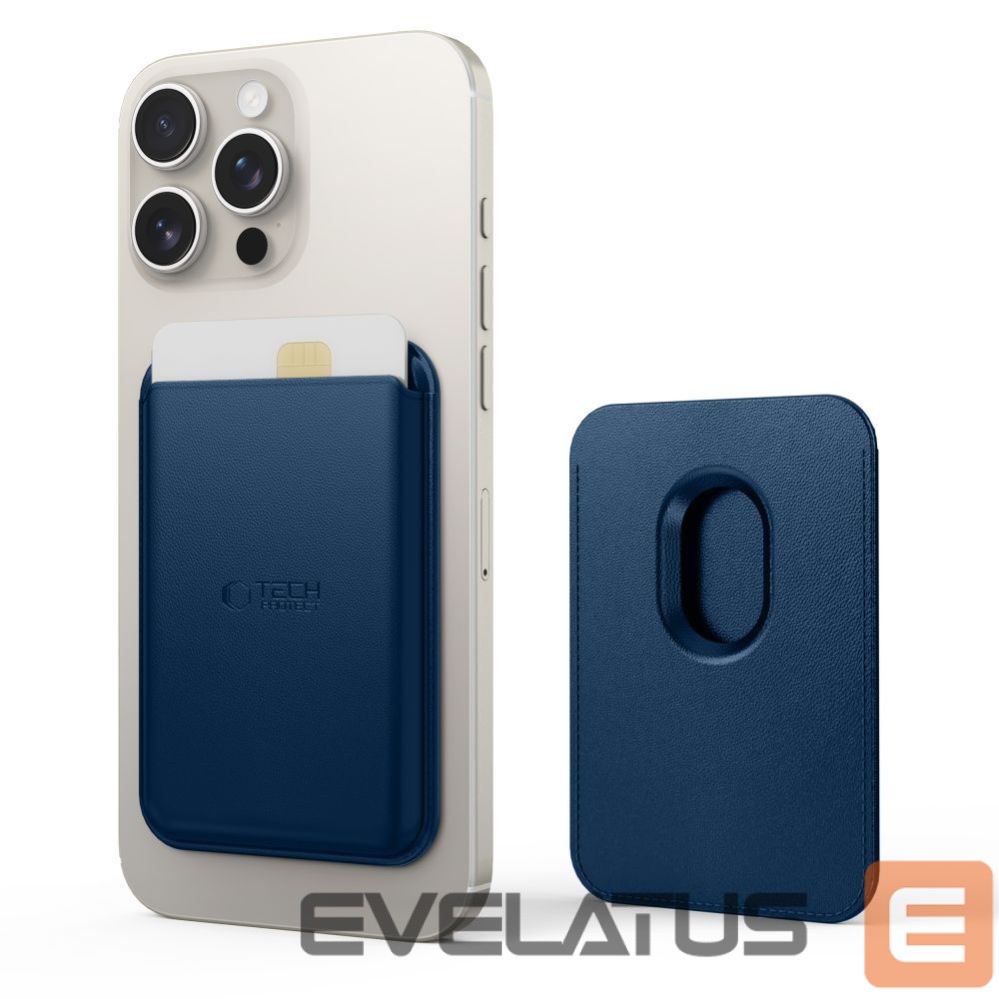 Citas preces Tech-Protect Tech-Protect MagWallet Magsafe Case - Blue