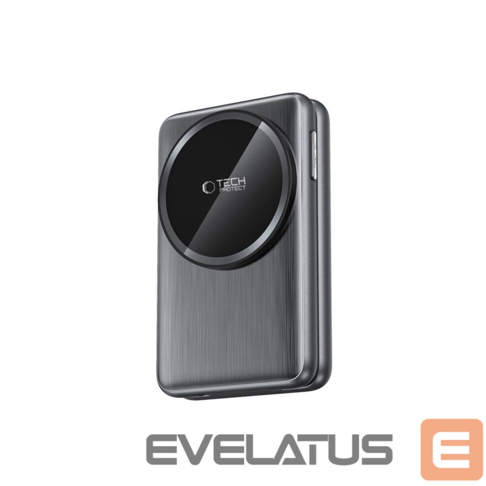 Citas preces Tech-Protect QI15W-A42 3in1 Inductive Charger with MagSafe for Apple Devices - Gray