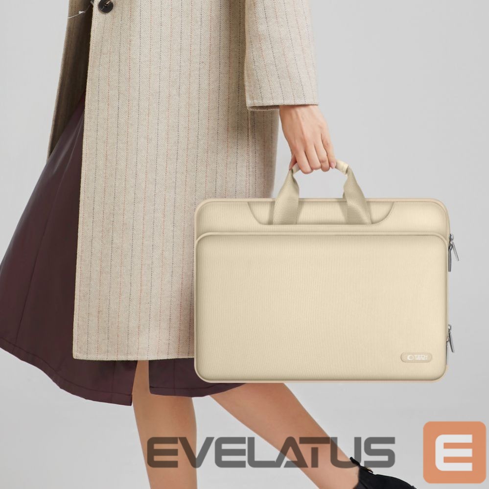 Citas preces Tech-Protect Tech-Protect Pocket 13-14 Laptop Bag - Beige