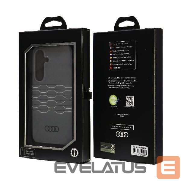 Citas preces Audi Audi IML Geometric Pattern Case S24 S921 black/black hardcase AU-IMLS24-A6/D3-BK