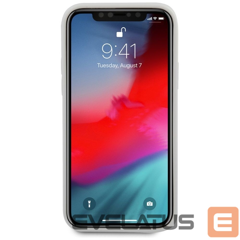 Citas preces Guess Guess Marble Case for iPhone 12 mini 5.4" - White