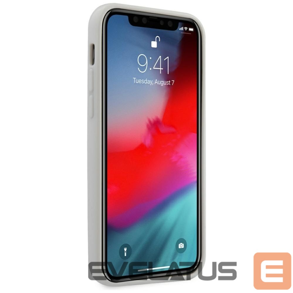 Citas preces Guess Guess Marble Case for iPhone 12 mini 5.4" - White
