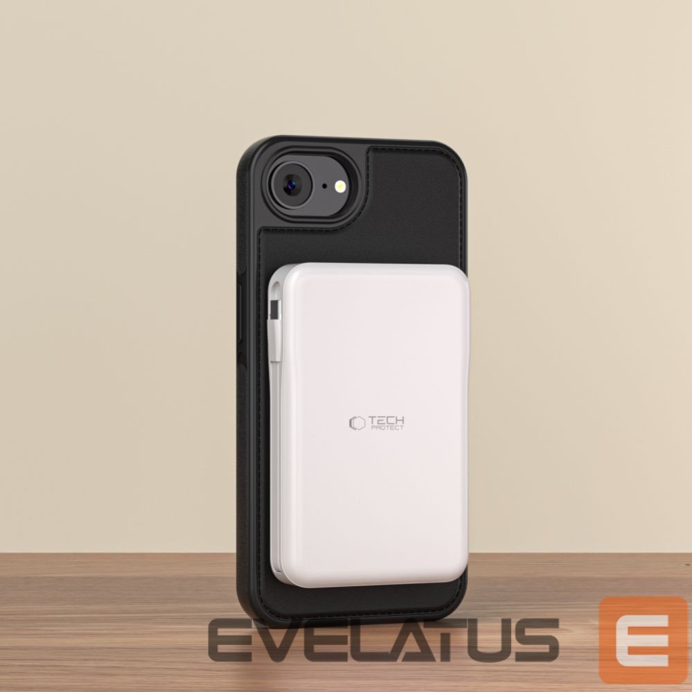 Citas preces Tech-Protect Tech-Protect Wallet MagSafe Case for iPhone 16e / 17e - Matte Black