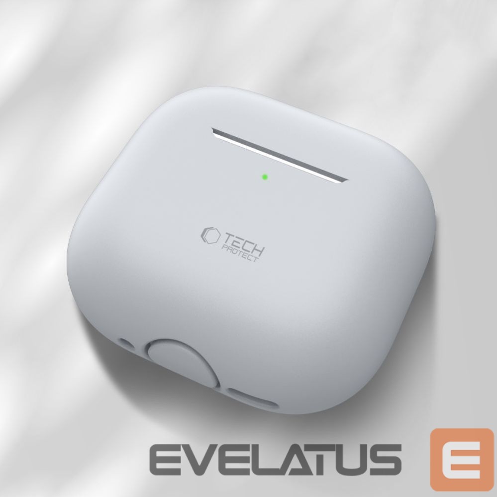 Citas preces Tech-Protect Tech-Protect Silicone Case for Apple AirPods 4 - Gray