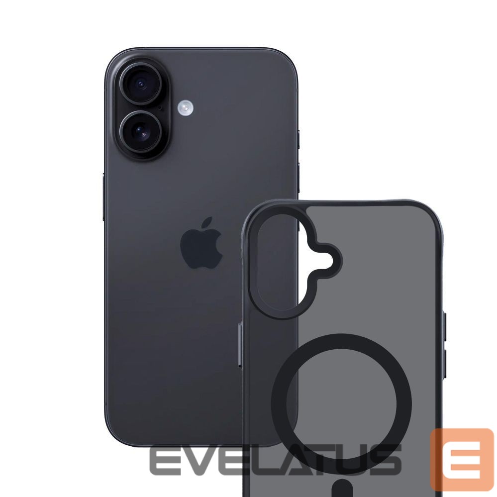 Citas preces 3MK 3mk Smoke MagCase for iPhone 17 - Black Semi-Transparent