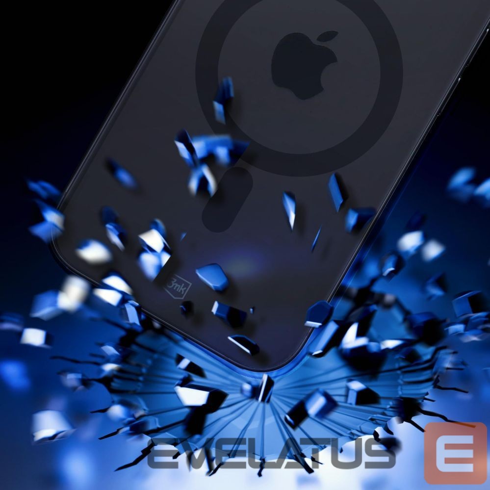 Citas preces 3MK 3mk Smoke MagCase for iPhone 17 - Black Semi-Transparent