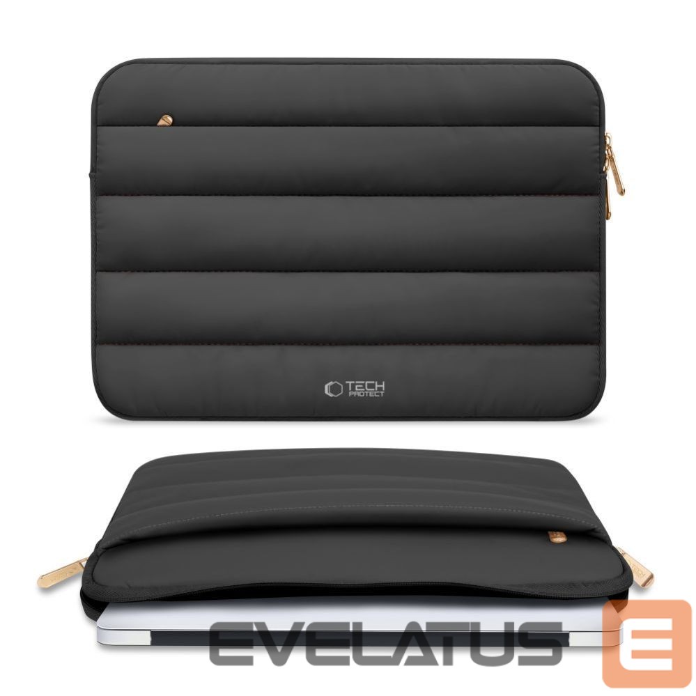 Citas preces Tech-Protect Tech-Protett Fluffy Laptop Bag 13-14 - Black