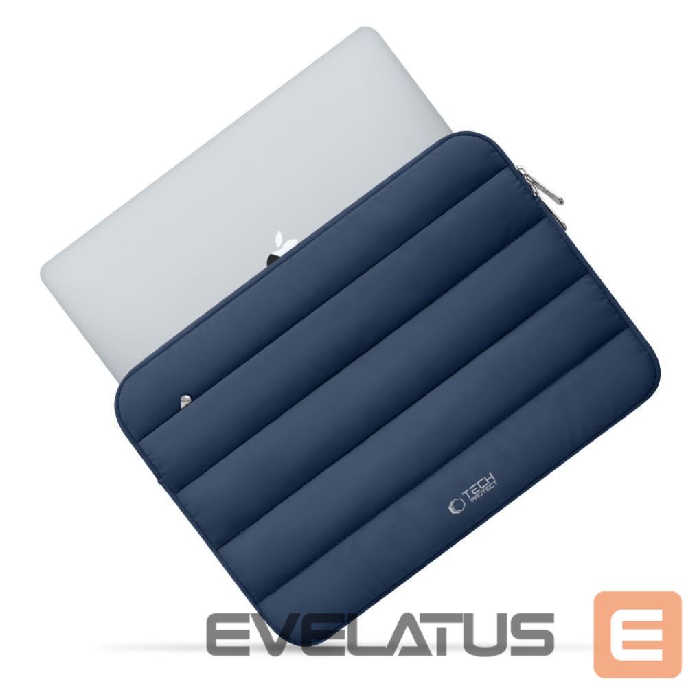 Citas preces Tech-Protect Tech-Protett Fluffy Laptop Bag 13-14 - Navy Blue