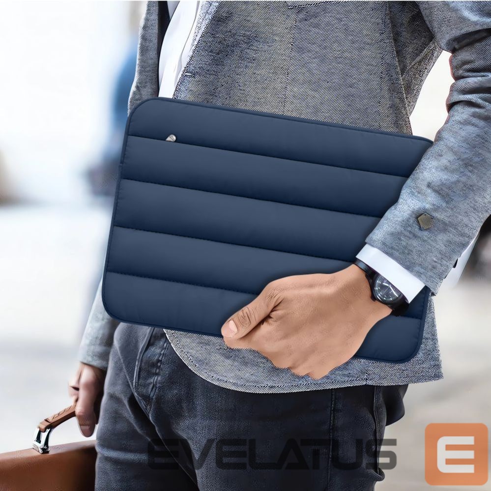 Citas preces Tech-Protect Tech-Protett Fluffy Laptop Bag 13-14 - Navy Blue
