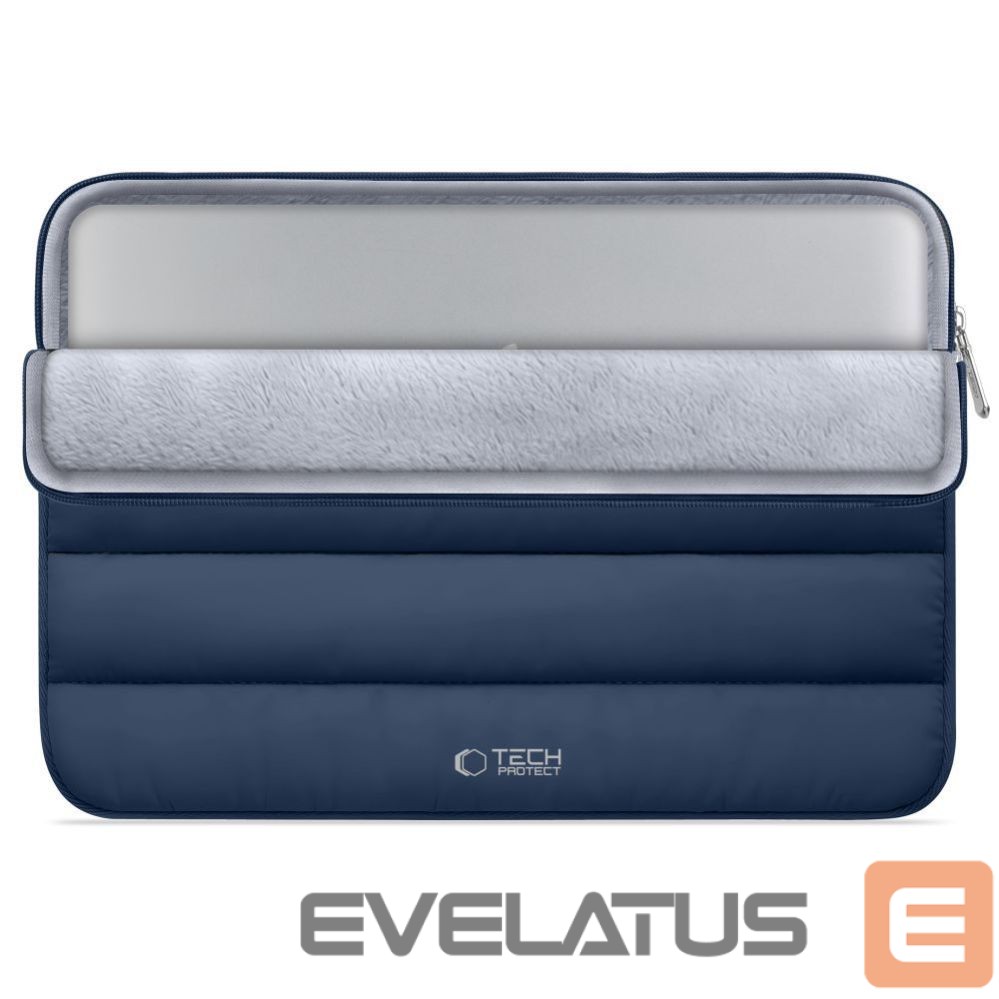 Citas preces Tech-Protect Tech-Protett Fluffy Laptop Bag 13-14 - Navy Blue