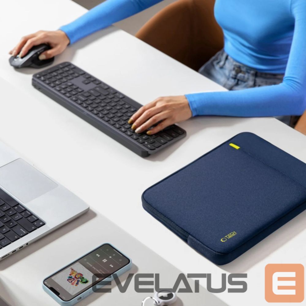 Citas preces Tech-Protect Tech-Protect Defender Laptop Bag 13-14 - Navy Blue