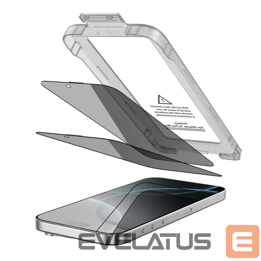 Citas preces Tech-Protect Tech-Protect Quick Set Spy+ Privacy Glass 2-pack for iPhone 16 Pro