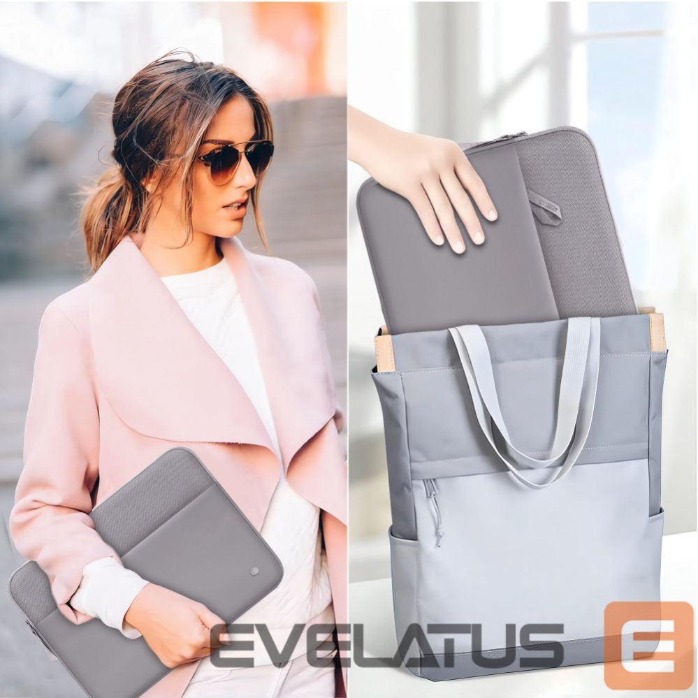 Citas preces Tech-Protect Tech-Protect Sleeve Laptop Bag 13-14 - Gray