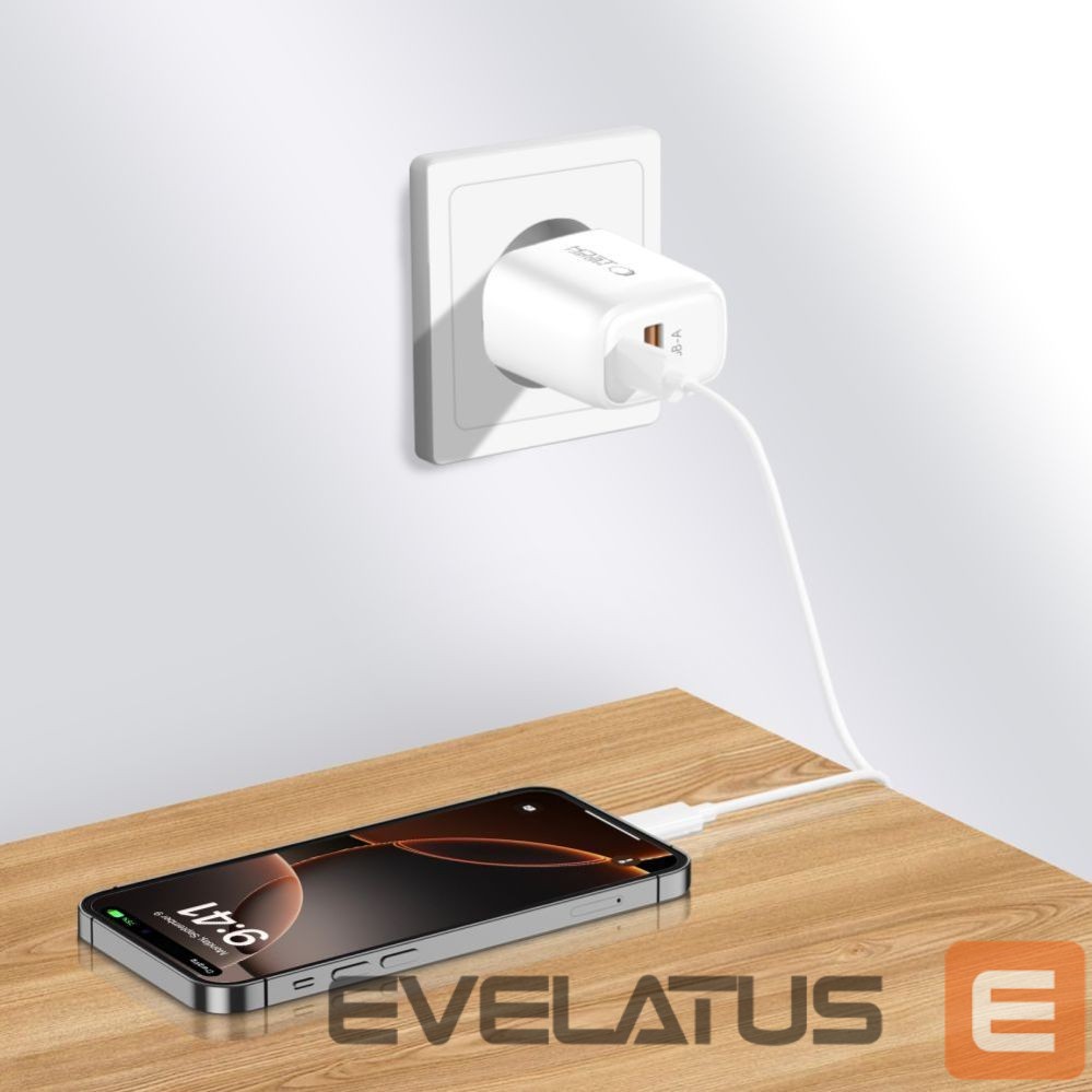 Citas preces Tech-Protect Tech-Protect NCA30 PD 30W QC3.0 USB-A / USB-C Wall Charger - White