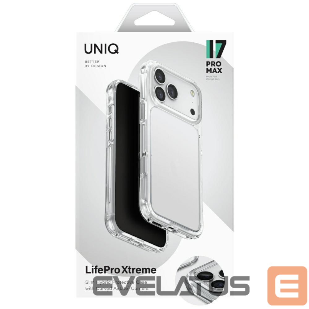 Citas preces UNIQ Uniq Lifepro Xtreme Case for iPhone 17 Pro Max - Transparent