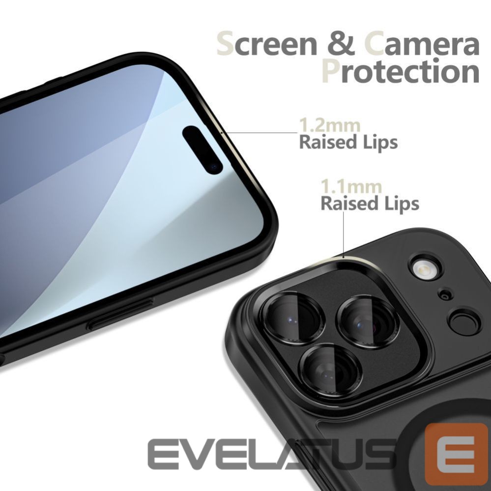 Citas preces Tech-Protect Tech-Protect MagCam MagSafe Case for iPhone 17 Pro - Matte Black