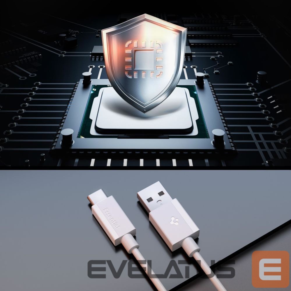 Citas preces Spigen Spigen EB6010AC USB-A / USB-C 60W Cable 100 cm - White
