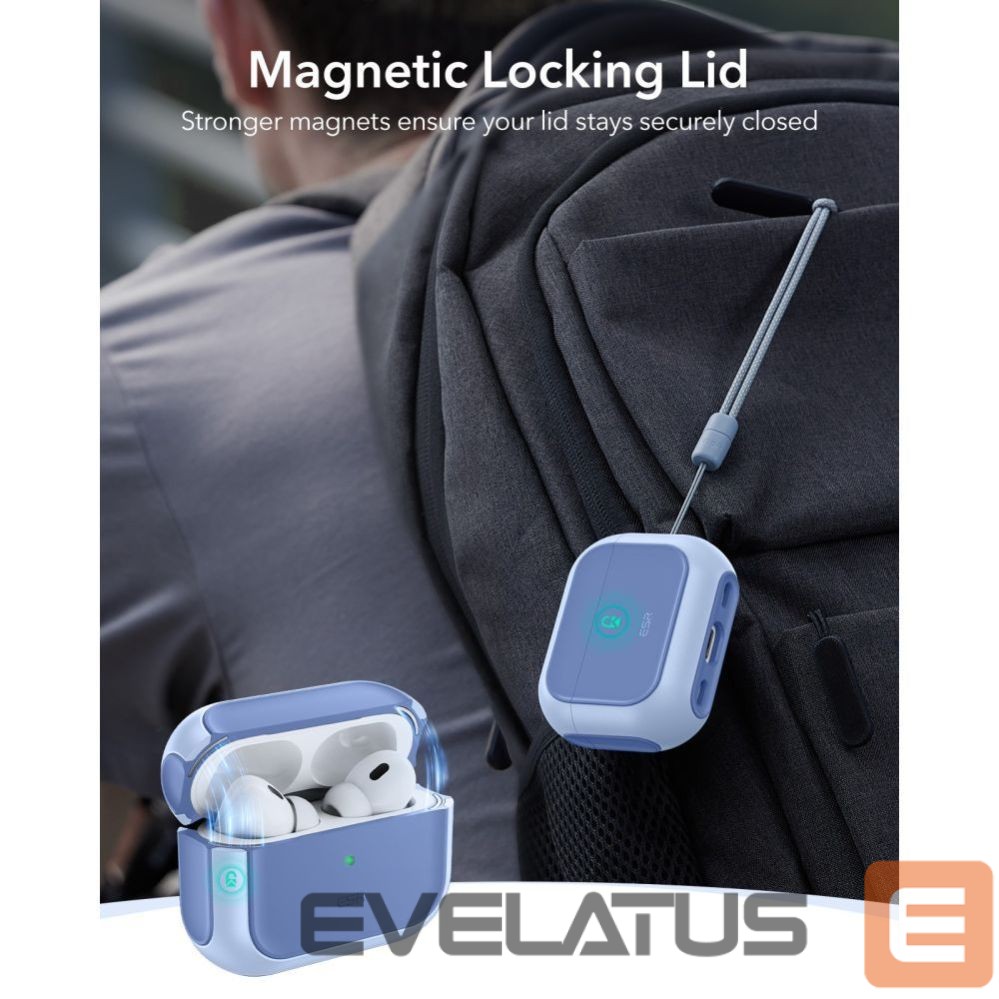 Citas preces ESR ESR Orbit Halolock MagSafe case for AirPods Pro - blue