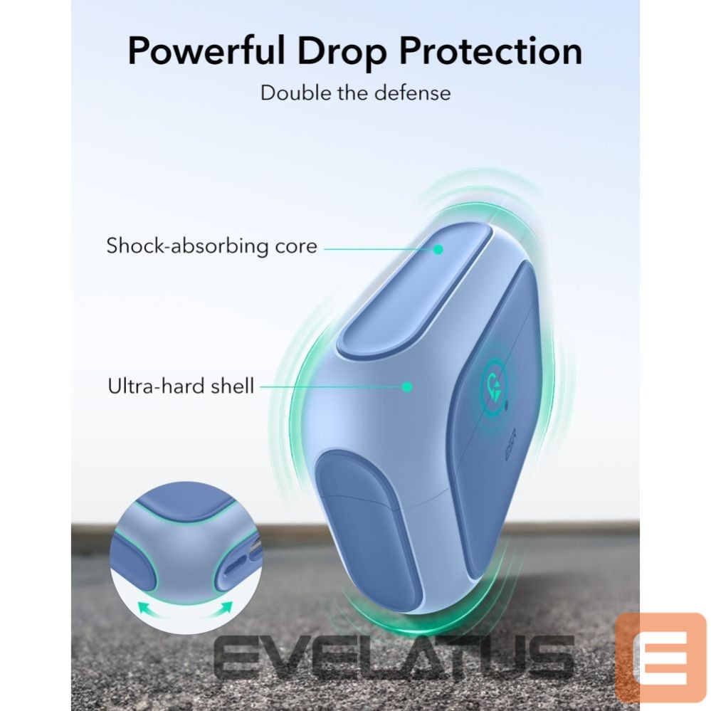 Citas preces ESR ESR Orbit Halolock MagSafe case for AirPods Pro - blue