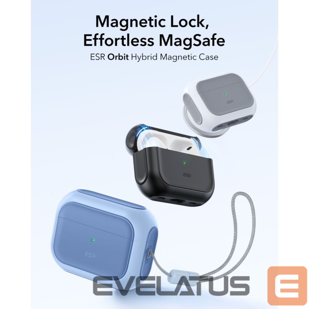 Citas preces ESR ESR Orbit Halolock MagSafe case for AirPods Pro - blue