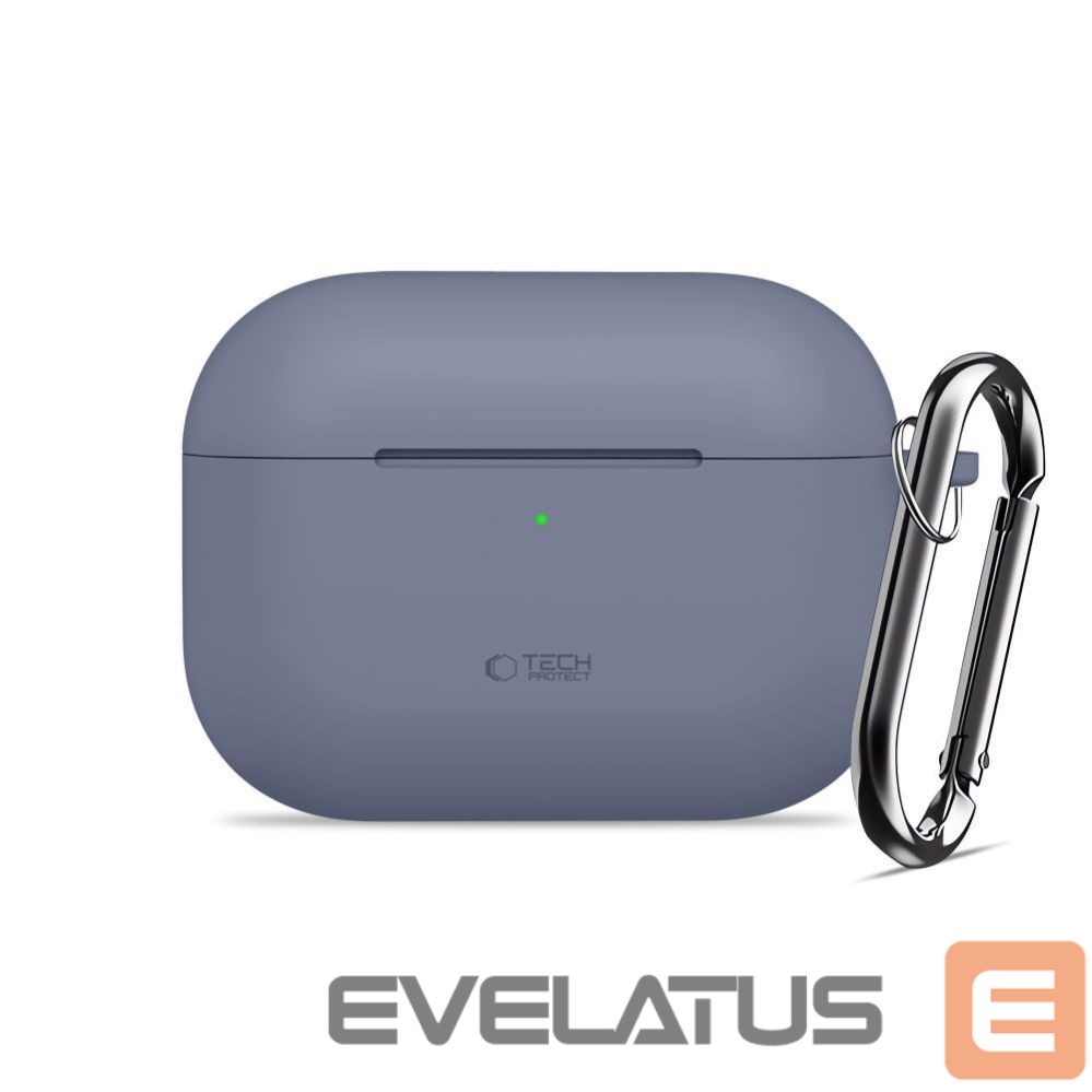Citas preces Tech-Protect Tech-Protect Silicone Hook Case for AirPods Pro - Blue