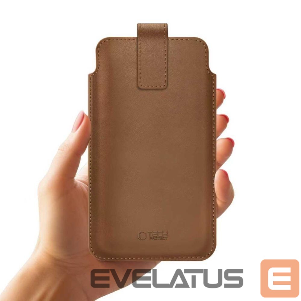Citas preces Tech-Protect Tech-Protect SM65 case for 6.0-6.9" smartphones - brown