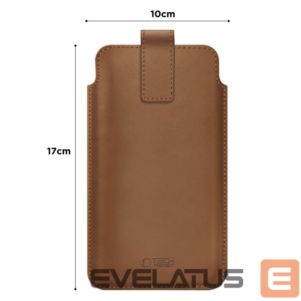Citas preces Tech-Protect Tech-Protect SM65 case for 6.0-6.9" smartphones - brown