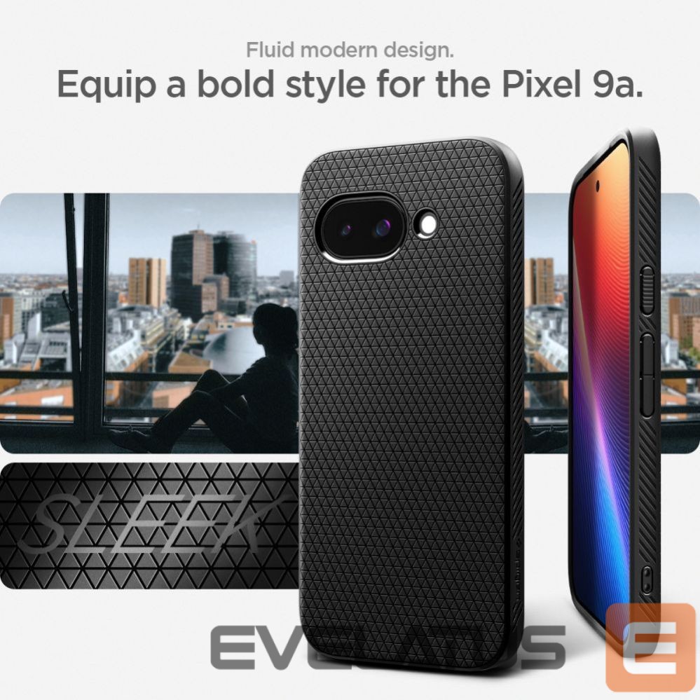 Citas preces Spigen Spigen Liquid Air Case for Google Pixel 9A - Matte Black