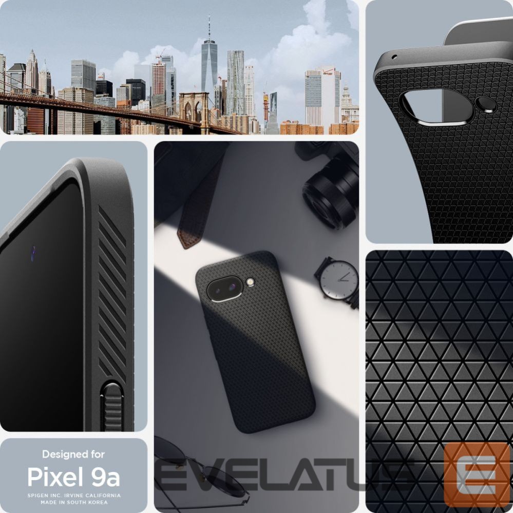 Citas preces Spigen Spigen Liquid Air Case for Google Pixel 9A - Matte Black