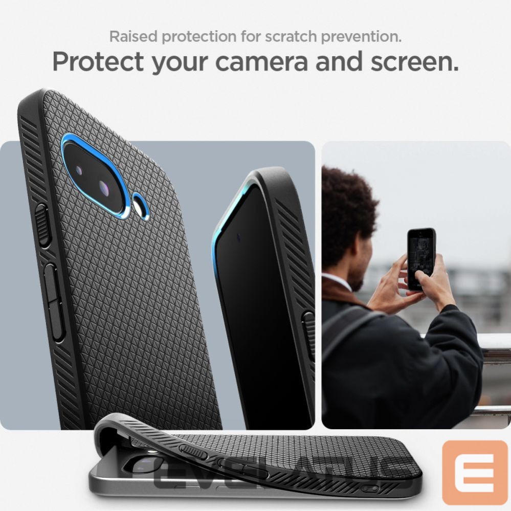 Citas preces Spigen Spigen Liquid Air Case for Google Pixel 9A - Matte Black