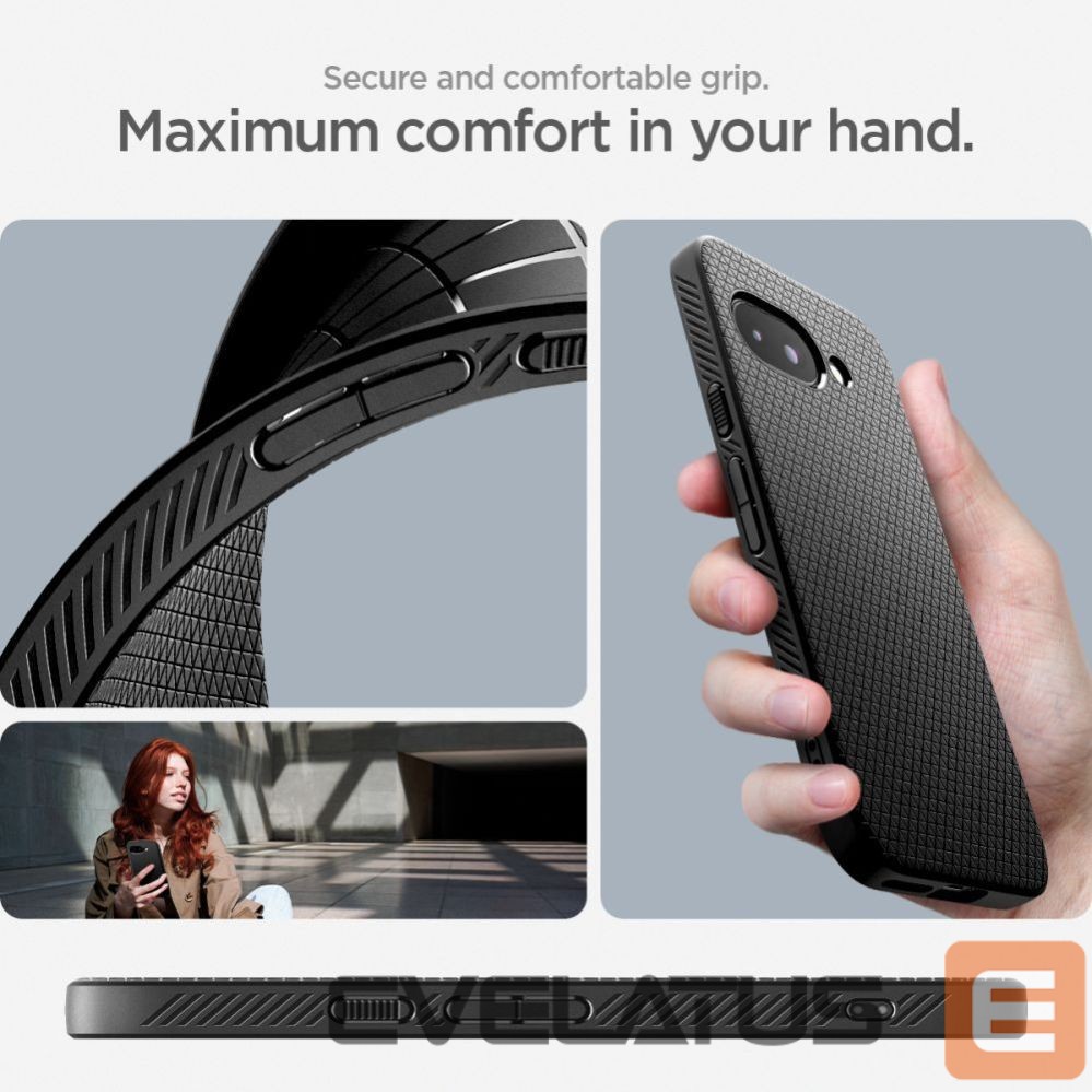 Citas preces Spigen Spigen Liquid Air Case for Google Pixel 9A - Matte Black