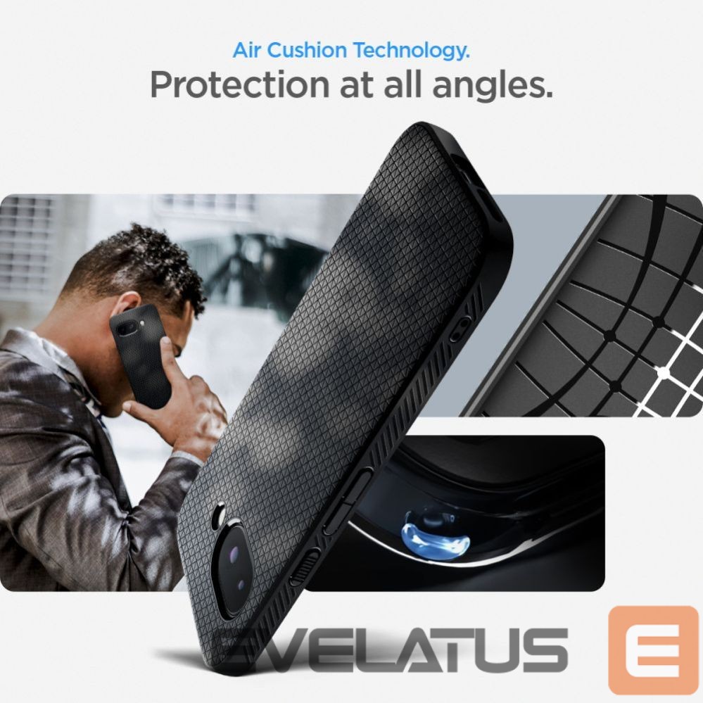 Citas preces Spigen Spigen Liquid Air Case for Google Pixel 9A - Matte Black