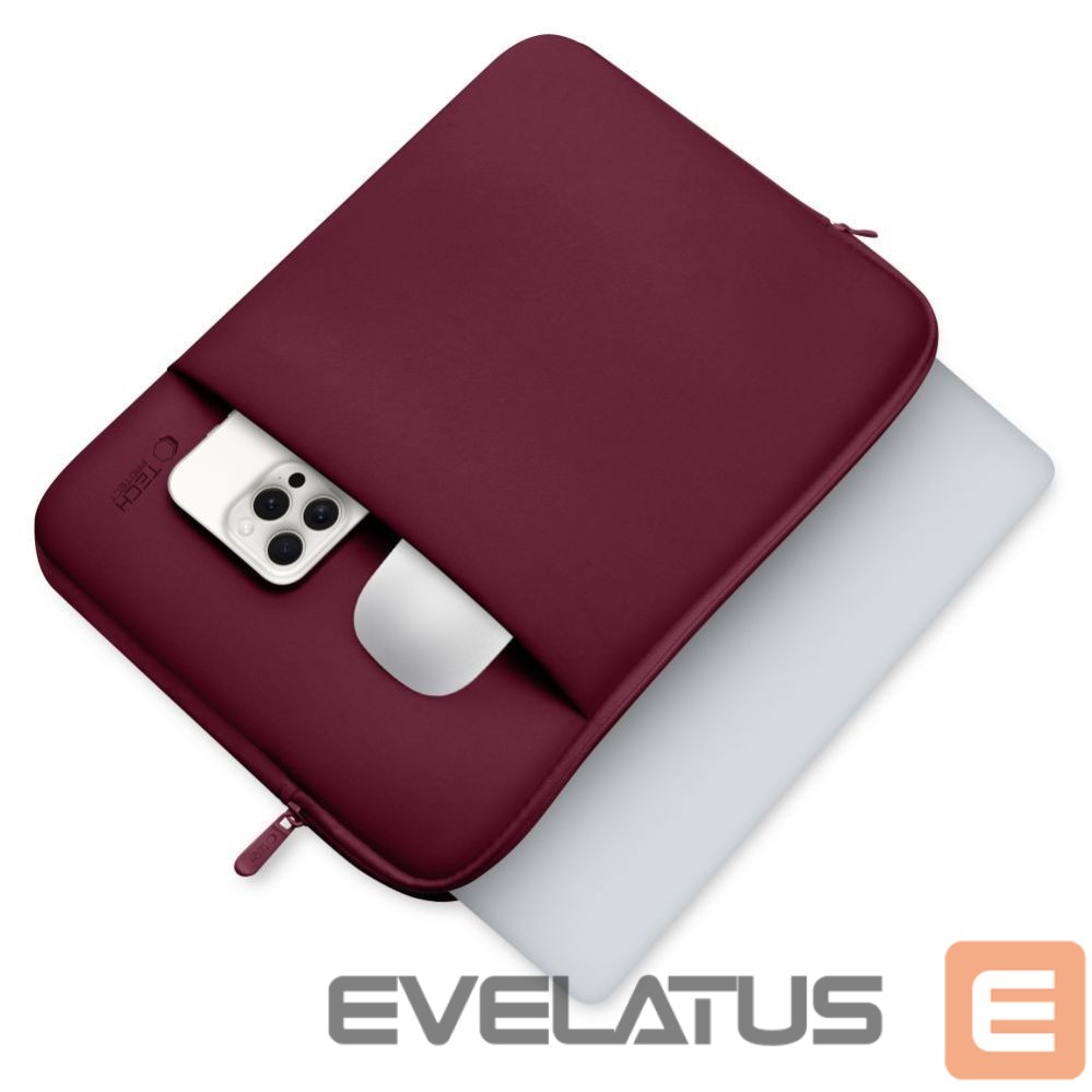 Citas preces Tech-Protect Tech-Protect Neoprene Laptop Case 13" - Burgundy