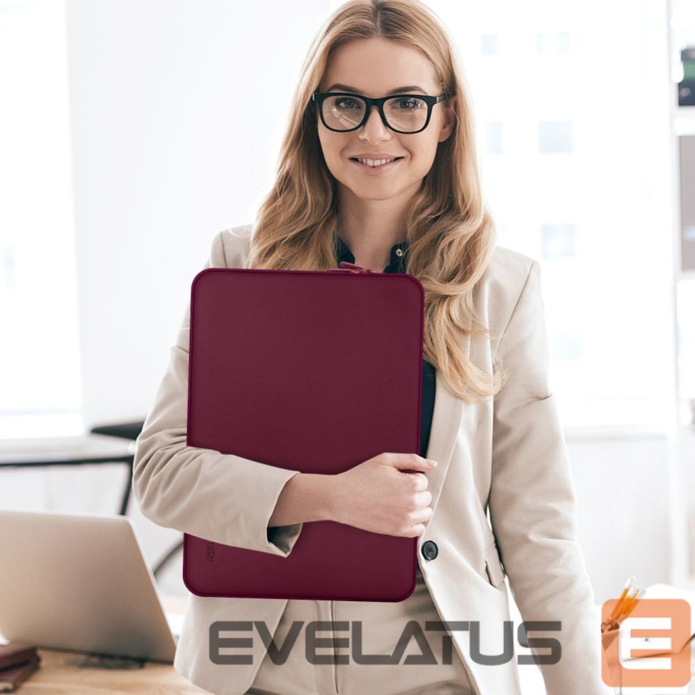 Citas preces Tech-Protect Tech-Protect Neoprene Laptop Case 13" - Burgundy