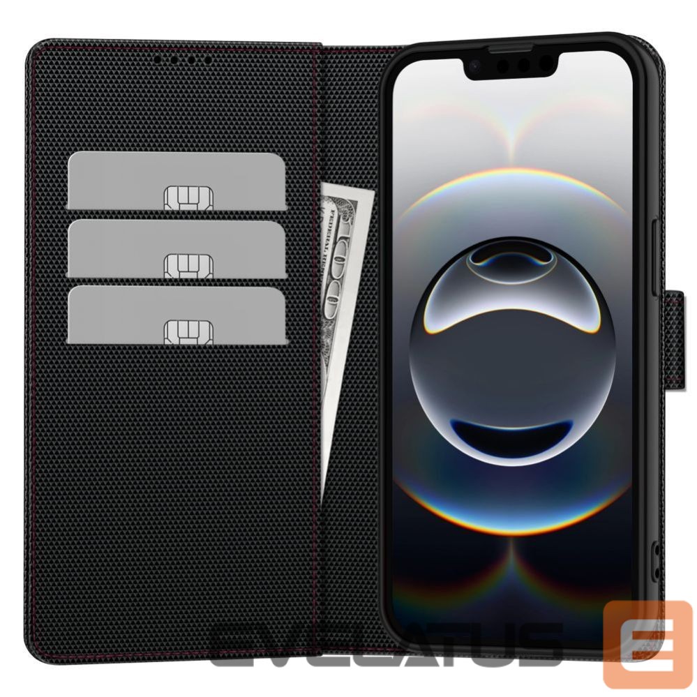 Citas preces Tech-Protect Tech-Protect Wallet RS Case for Samsung Galaxy A56 5G - Black