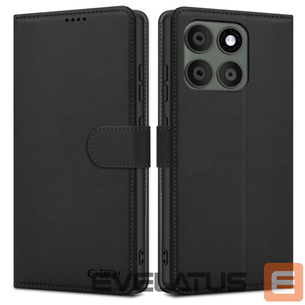 Citas preces Tech-Protect Tech-Protect Wallet Case for Motorola Edge 60 Pro - Black