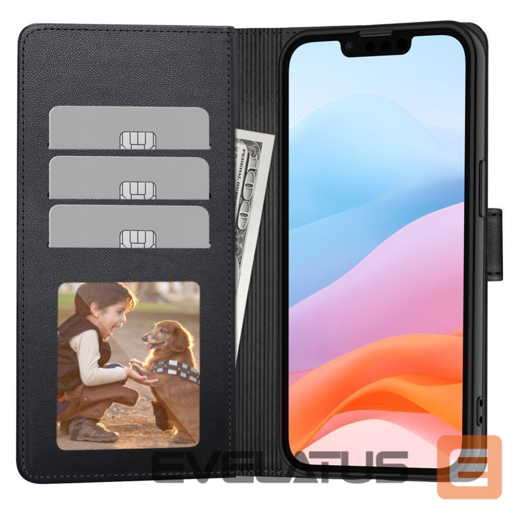 Citas preces Tech-Protect Tech-Protect Wallet Case for Motorola Edge 60 Pro - Black