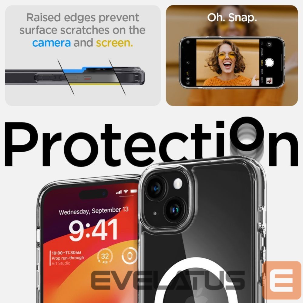 Citas preces Spigen Transparent || White