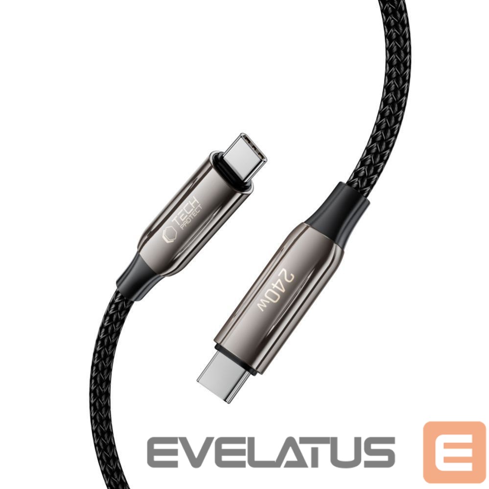 Citas preces Tech-Protect Tech-Protect UB10T Ultraboost USB-C PD240W/QC4.0 Cable 100cm - Black