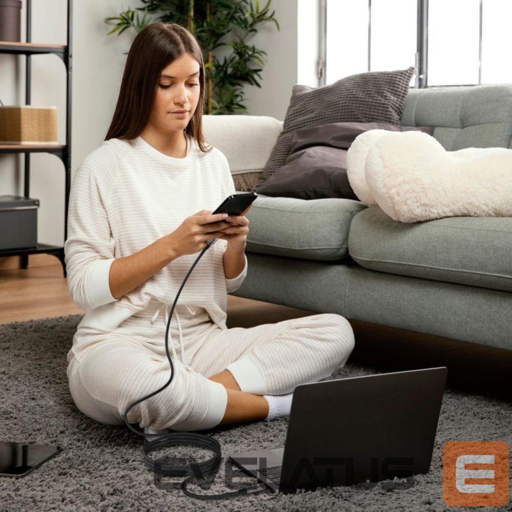 Citas preces Tech-Protect Tech-Protect UB10T Ultraboost USB-C PD240W/QC4.0 Cable 200cm - Black