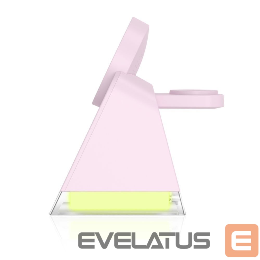 Citas preces Tech-Protect Tech-Protect QI15W-A43 3in1 MagSafe Inductive Charger - Pink