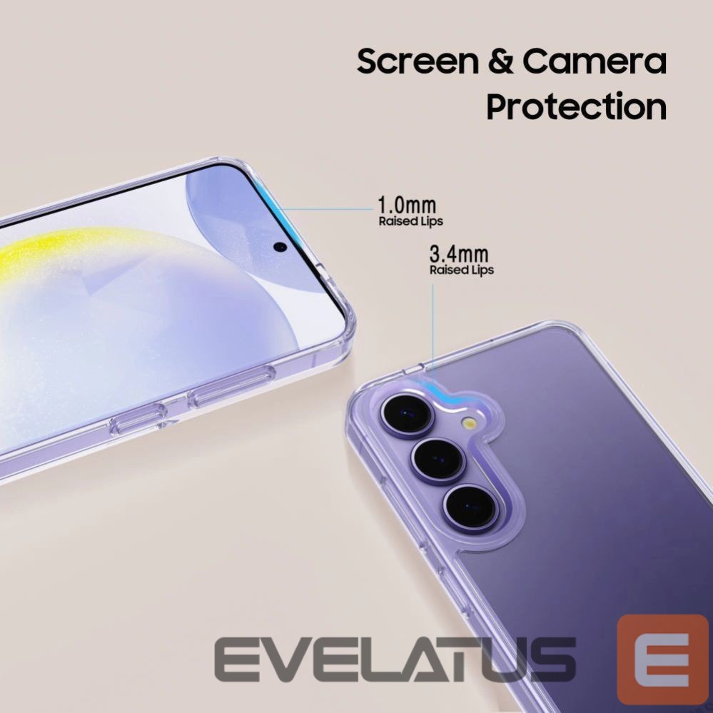 Citas preces Tech-Protect Tech-Protect FlexAir Hybrid Case for Samsung Galaxy S25 Edge - Clear