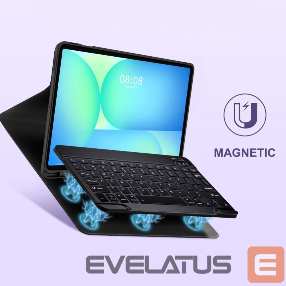 Citas preces Tech-Protect Tech-Protect SC Pen + Keyboard Case for Samsung Galaxy Tab S10 FE+ 13.1 X620 / X626B - Black