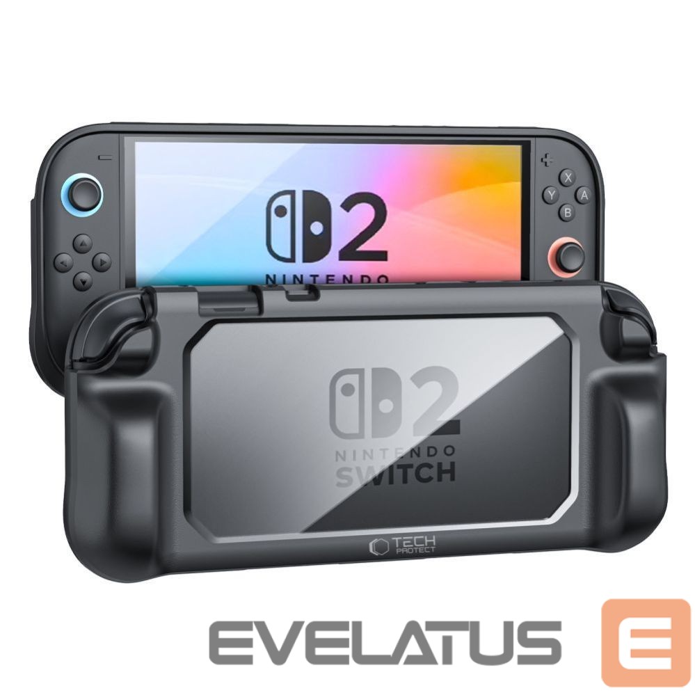 Citas preces Tech-Protect Tech-Protect MagMat Case for Nintendo Switch 2 - Black and Transparent