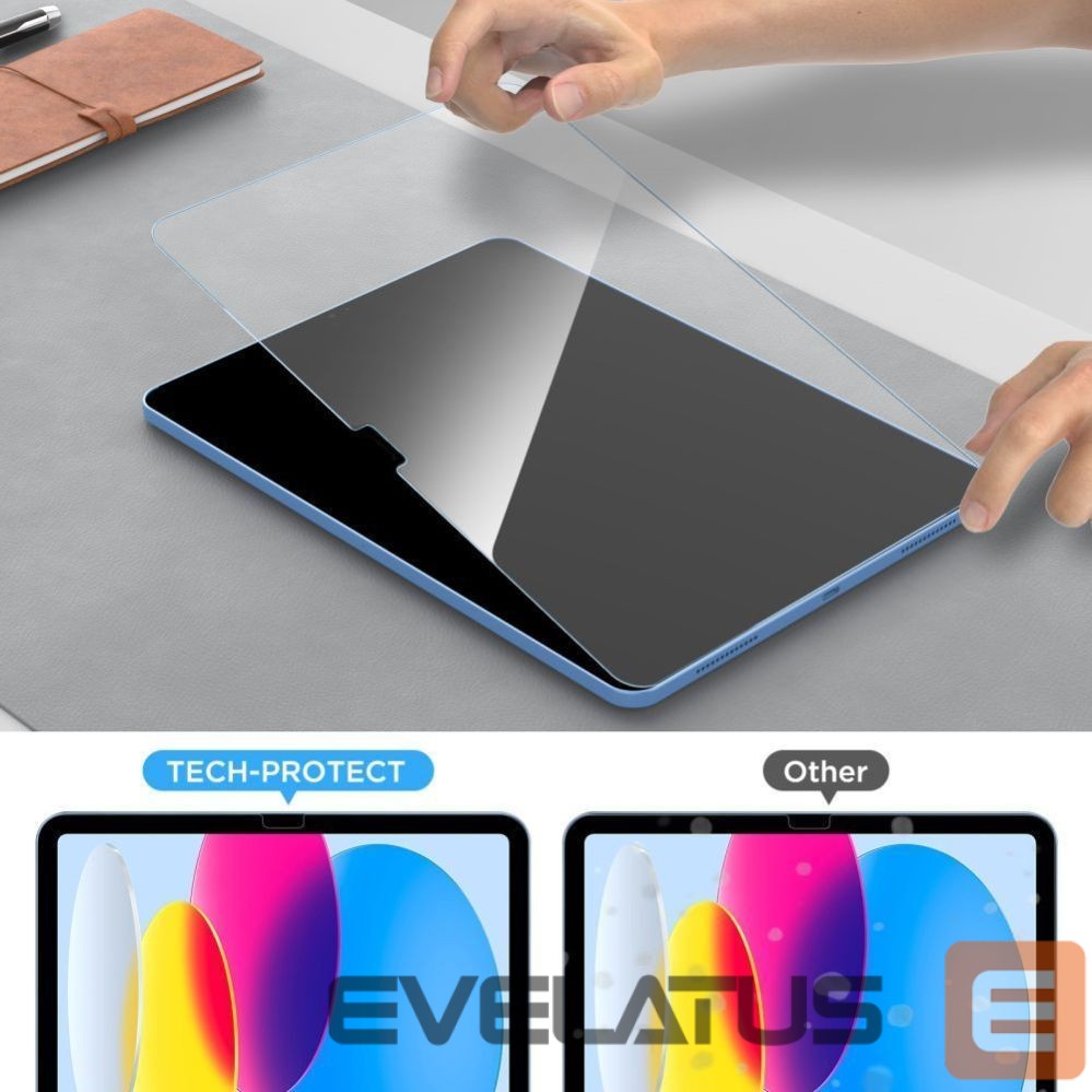 Citas preces Tech-Protect Tech-Protect Glass Fit+ 2-pack tempered glass for Samsung Galaxy Tab S7 / S8 / S9 11.0 / S9 FE / S10 FE 10.9 - transparent