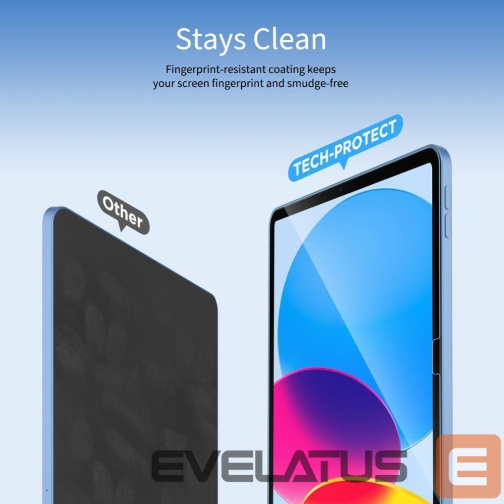 Citas preces Tech-Protect Tech-Protect Glass Fit+ 2-pack tempered glass for Samsung Galaxy Tab S7 / S8 / S9 11.0 / S9 FE / S10 FE 10.9 - transparent
