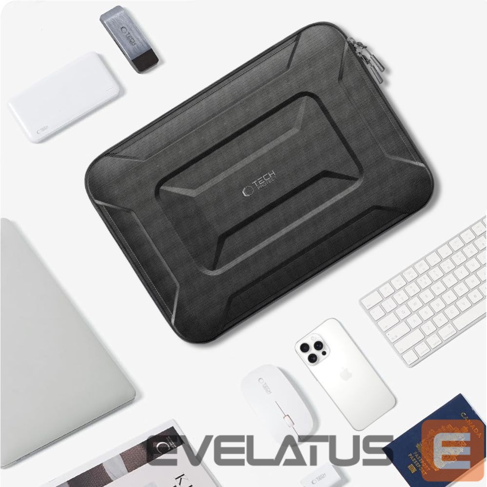 Citas preces Tech-Protect Tech-Protect Ranger-X Tactical Laptop Case for 15-16" - Black