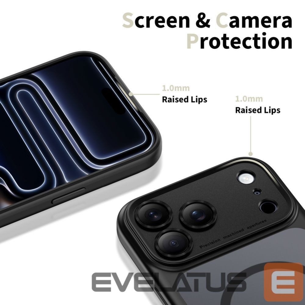 Citas preces Tech-Protect Tech-Protect Magpeak Magsafe CC Case for iPhone 17 Pro - Matte Black
